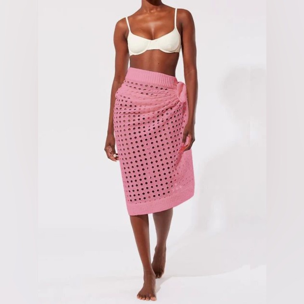 Solid & Striped Beach Sarong/ Cover Up